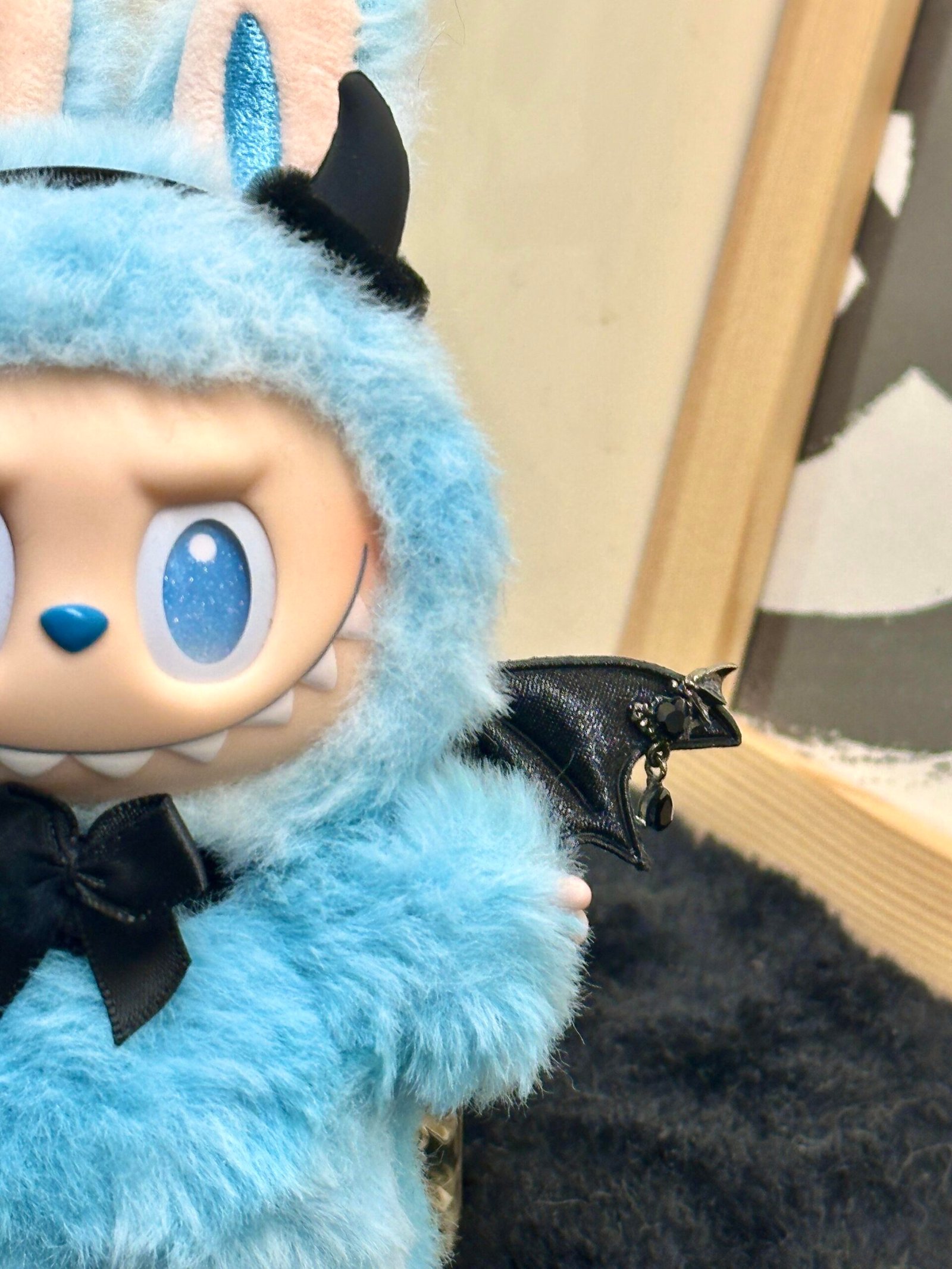 Blue Devil Labubu Outfit (18cm) - Image 3